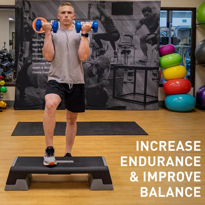 Level Up Your Cardio Routine with This Adjustable Fitness Step Platform – Ideal for Home Workouts, Aerobics, Yoga, and Full-Body Training Sessions