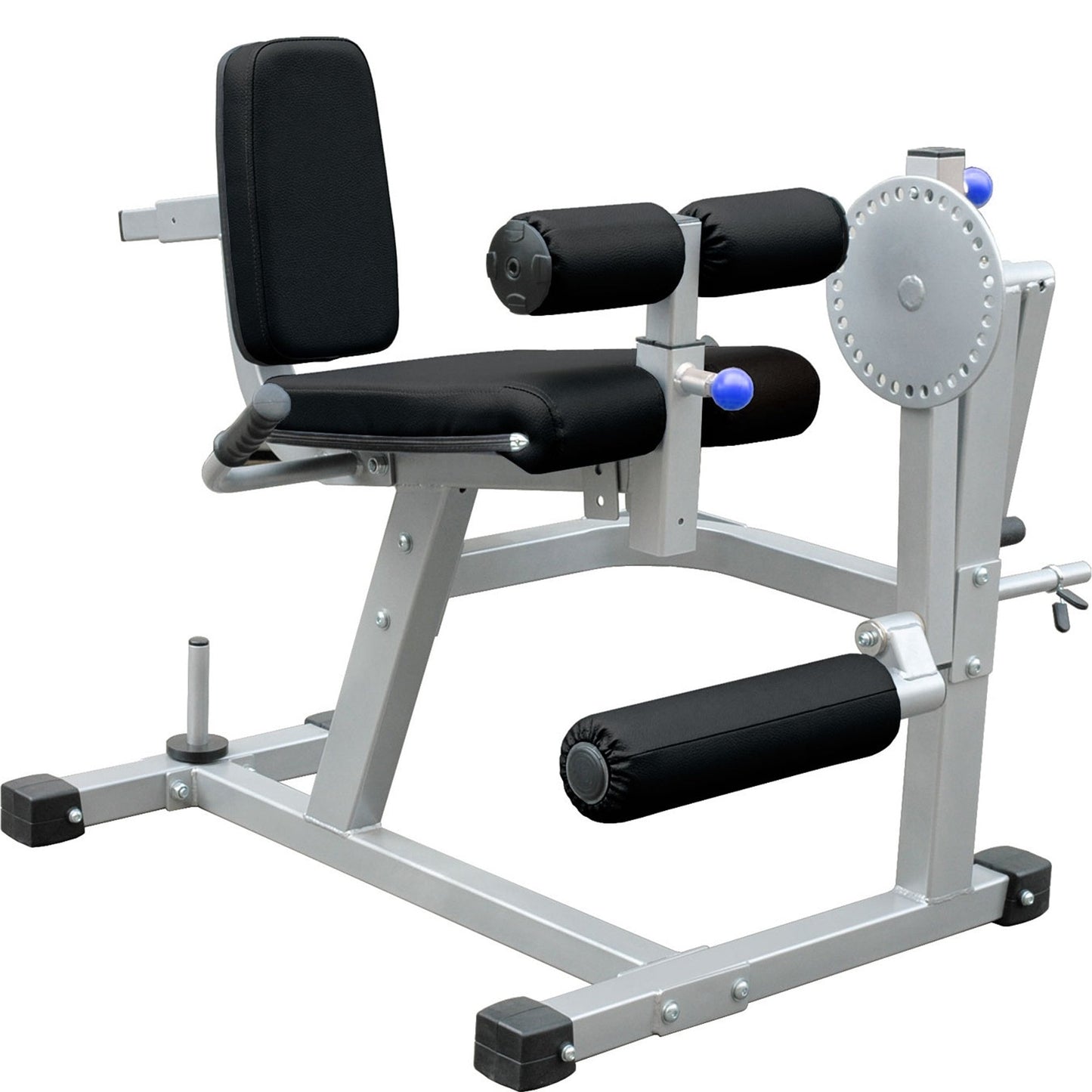 Adjustable Home Gym Leg Machine – Seated Curl & Extension Station for Quads and Hamstrings | Heavy-Duty Build with Optional Weights