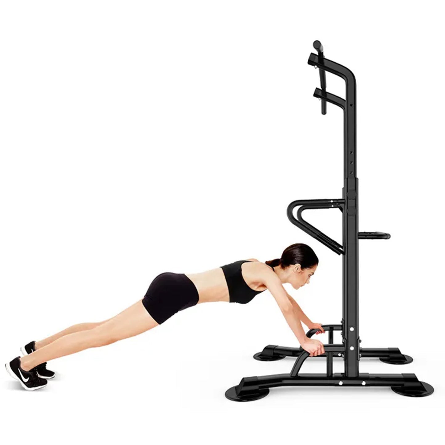 Ultimate Bodyweight Training Tower – Versatile Pull-Up & Dip Station for Full-Body Strength and Core Workouts in Your Home Gym Setup