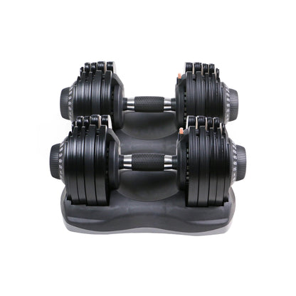 Refine Your Fitness with Adjustable Dumbbells 5–32.5 kg – Sleek Neoprene Finish, 12-in-1 Weight Set for Quiet, Space-Saving Home Gym Sessions
