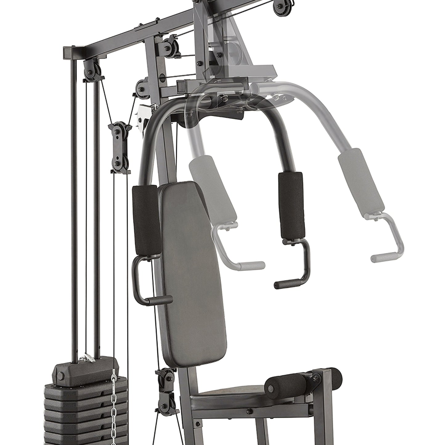 All-in-One Home Gym Station – Compact Multi Gym Machine with 45kg or 66kg Weight Stack for Full Body Strength and Resistance Training
