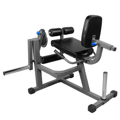 Adjustable Home Gym Leg Machine – Seated Curl & Extension Station for Quads and Hamstrings | Heavy-Duty Build with Optional Weights