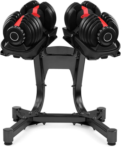 Transform Your Workouts with 24kg Adjustable Dumbbell | 15-in-1 Rapid Weight Selector | Compact All-in-One Set | Optional Training Bench & Stand for Men & Women Fitness