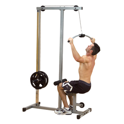 Multi-Function Cable Pulley Machine – High & Low Lat Station with Adjustable Seat for Strength Training and Full-Body Home Gym Workouts