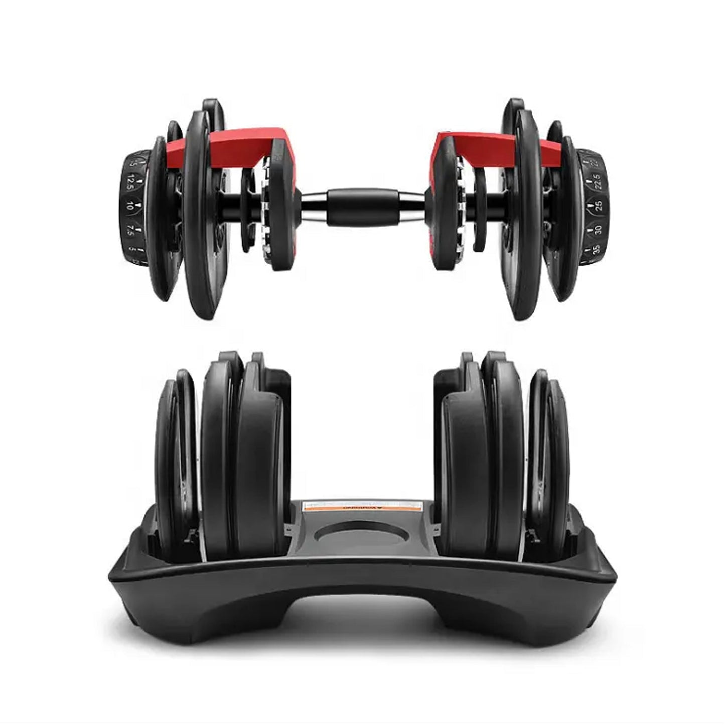Compact Weight Set 40kg Adjustable Dumbbell | 17-in-1 Smart Dial System | Rubber-Coated Cast Iron | Quiet, Durable Gear for Strength Training at Home
