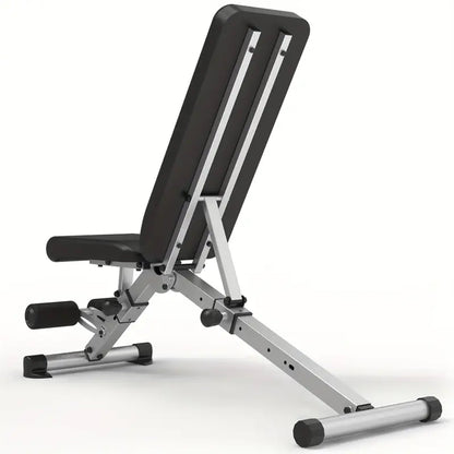Full-Body Workout Bench with Barbell Rack & Dip Station | Multi-Angle Strength Training Bench for Core, Press & Lifting | Ideal for Home Gym Setups