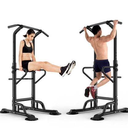 Ultimate Bodyweight Training Tower – Versatile Pull-Up & Dip Station for Full-Body Strength and Core Workouts in Your Home Gym Setup