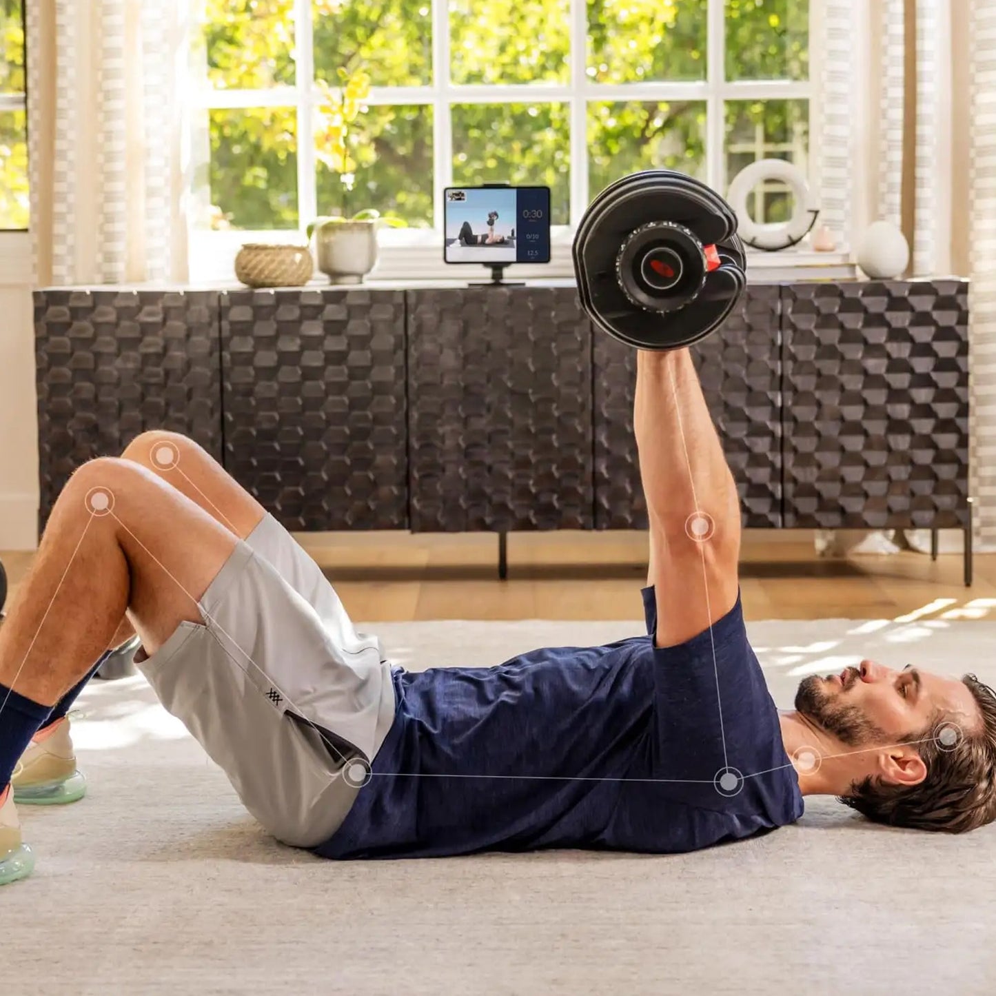 Compact Weight Set 40kg Adjustable Dumbbell | 17-in-1 Smart Dial System | Rubber-Coated Cast Iron | Quiet, Durable Gear for Strength Training at Home