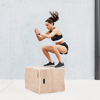 Train Smarter with This 3-in-1 Wooden Plyo Box | Versatile Jump, Strength & Agility Platform for Home Gym or CrossFit | Multi-Height Step for Explosive Conditioning Workouts