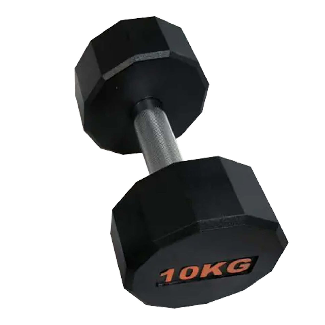 Heavy-Duty Round Hex Dumbbell | No-Roll Stability for Safer Workouts | Ergonomic Grip for Controlled Lifts | Perfect for Home & Gym Strength Training | Solid Cast Construction