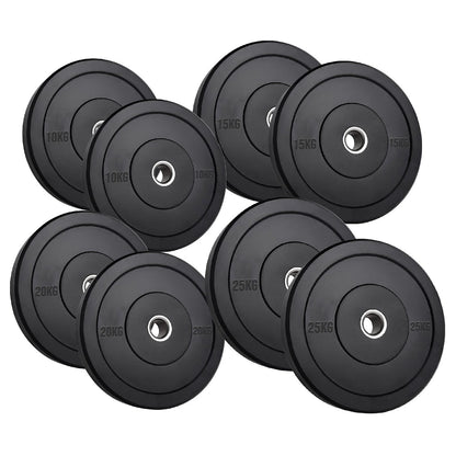Pro-Grade Olympic Bumper Plates | Resilient Rubber Weight Discs for Barbell Training | Available in Singles, Pairs & Sets | Built for Power, Performance & Durability