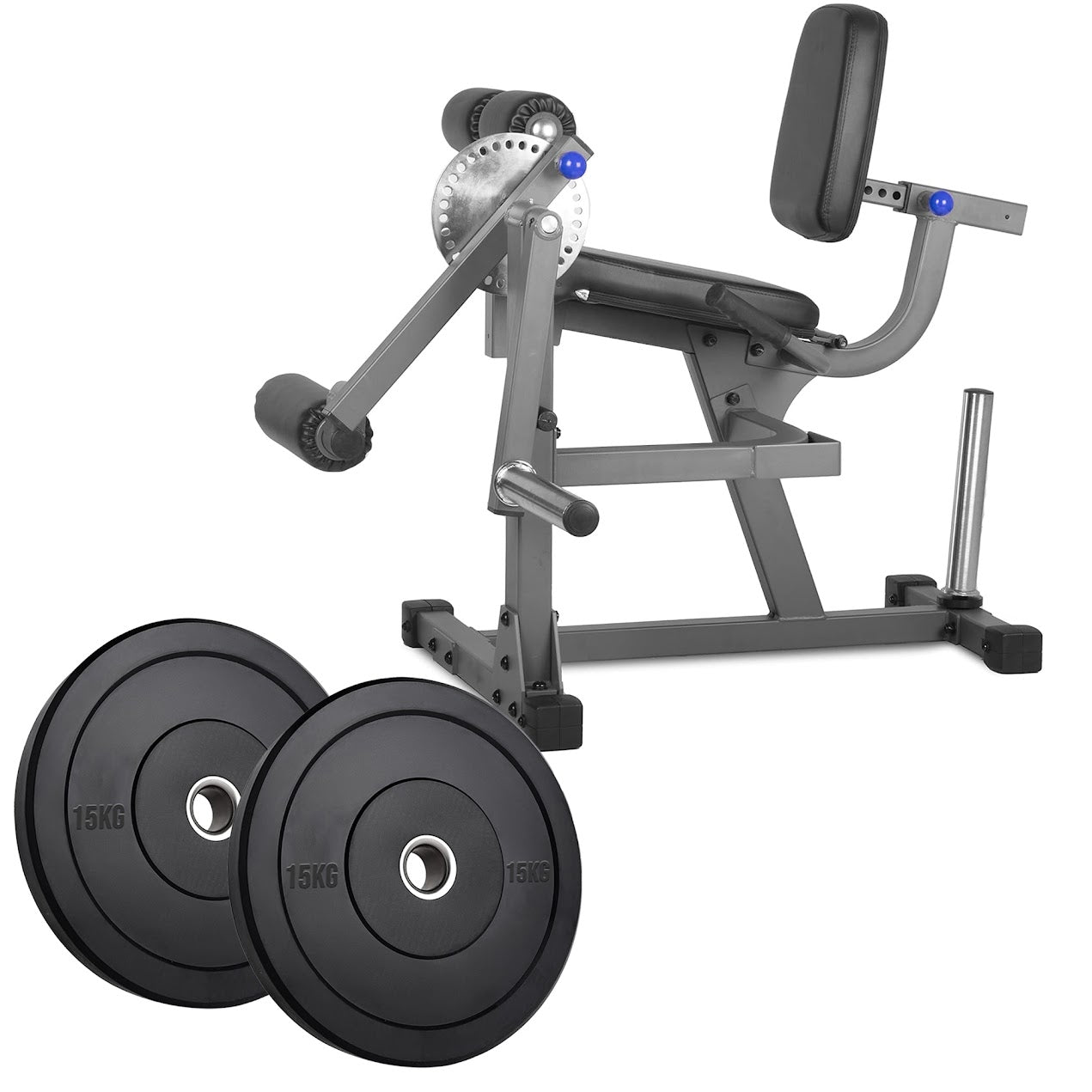 Adjustable Home Gym Leg Machine – Seated Curl & Extension Station for Quads and Hamstrings | Heavy-Duty Build with Optional Weights
