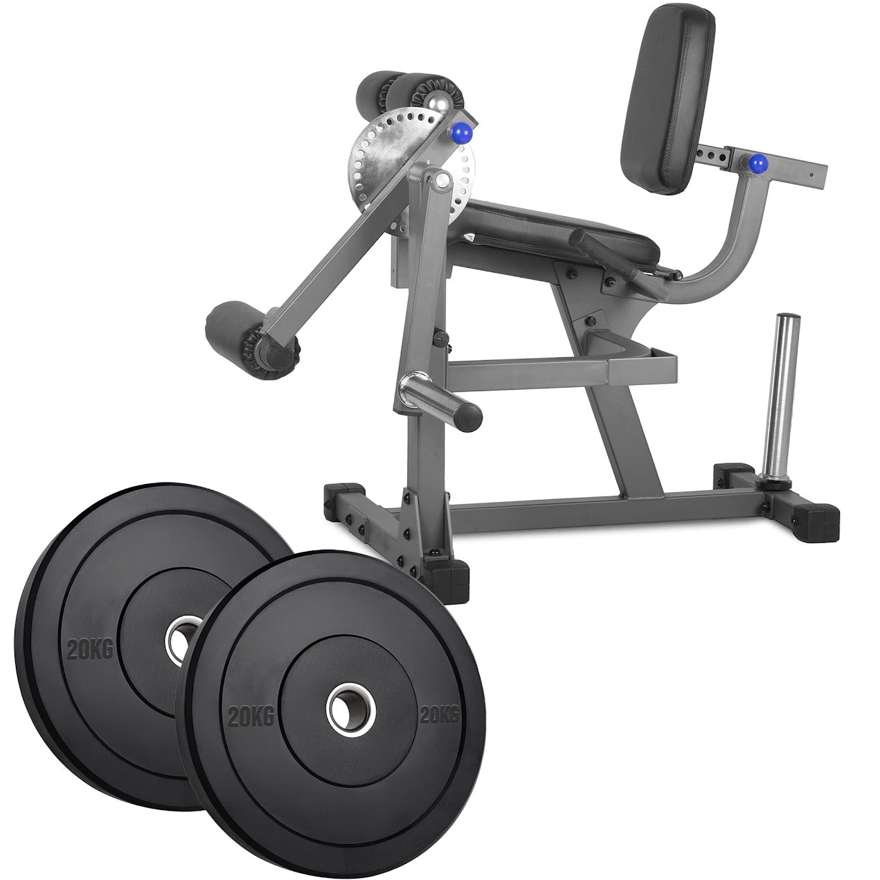 Adjustable Home Gym Leg Machine – Seated Curl & Extension Station for Quads and Hamstrings | Heavy-Duty Build with Optional Weights