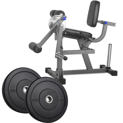 Adjustable Home Gym Leg Machine – Seated Curl & Extension Station for Quads and Hamstrings | Heavy-Duty Build with Optional Weights