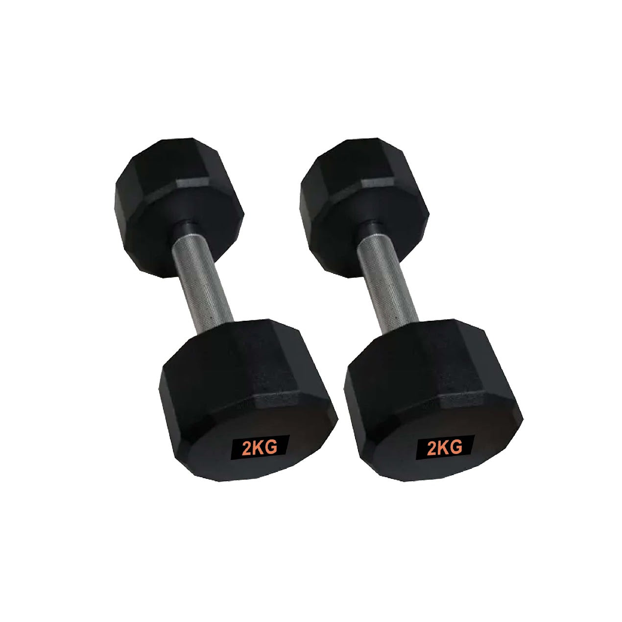 Heavy-Duty Round Hex Dumbbell | No-Roll Stability for Safer Workouts | Ergonomic Grip for Controlled Lifts | Perfect for Home & Gym Strength Training | Solid Cast Construction