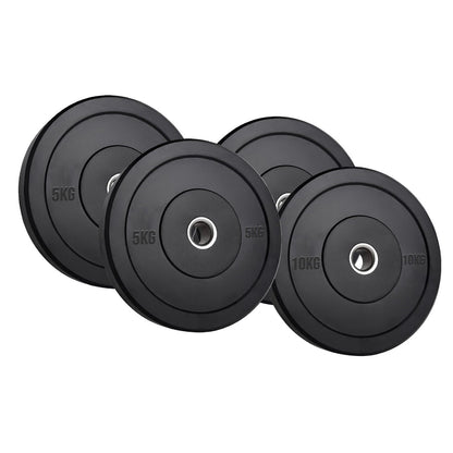 Pro-Grade Olympic Bumper Plates | Resilient Rubber Weight Discs for Barbell Training | Available in Singles, Pairs & Sets | Built for Power, Performance & Durability