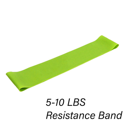 5-Pack Light Resistance Loop Bands – Versatile Fitness Bands Set for Men & Women | Great for Strength, Pilates, Yoga & Home Training