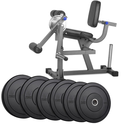 Adjustable Home Gym Leg Machine – Seated Curl & Extension Station for Quads and Hamstrings | Heavy-Duty Build with Optional Weights