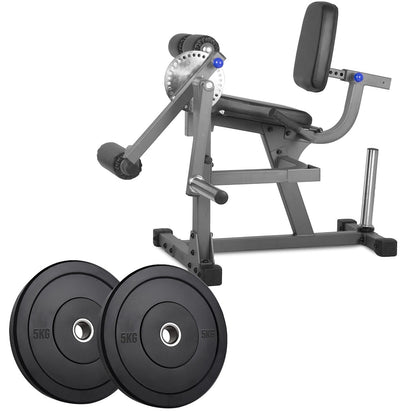 Adjustable Home Gym Leg Machine – Seated Curl & Extension Station for Quads and Hamstrings | Heavy-Duty Build with Optional Weights