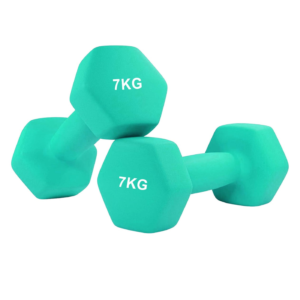 Neoprene Hex Dumbbells | Non-Slip Anti-Roll Weights for Home & Gym | Buy as Singles, Pairs or Full Sets | Ergonomic Grip & Smooth Coating | Ideal for Toning, Rehab & Strength Training
