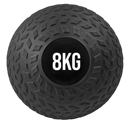 Heavy-Duty No-Bounce Slam Balls with Tread Grip | Impact-Resistant Rubber Weight Balls for Core, Strength & Power Training | Choose Single or Set – 3KG to 25KG Options Available