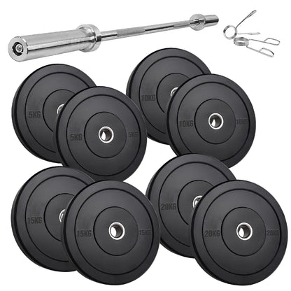 Pro-Grade Olympic Bumper Plates | Resilient Rubber Weight Discs for Barbell Training | Available in Singles, Pairs & Sets | Built for Power, Performance & Durability