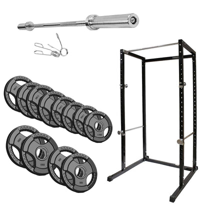 Full-Body Training Power Cage with Pull-Up Bar | Reinforced G100 Squat Rack for Strength Workouts | Adjustable Home Gym Rack for Weightlifting & Conditioning