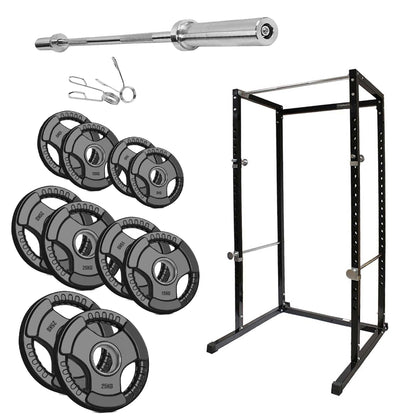 Full-Body Training Power Cage with Pull-Up Bar | Reinforced G100 Squat Rack for Strength Workouts | Adjustable Home Gym Rack for Weightlifting & Conditioning