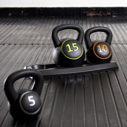Elevate Full-Body Workouts with This 3-Piece Kettlebell Kit – Durable, Versatile, and Ideal for Strength, Conditioning, and Functional Home Training