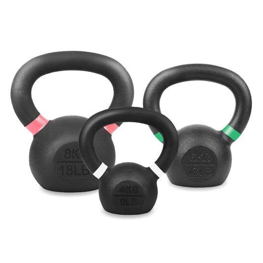 Heavy-Duty Cast Iron Kettlebell Set | All-in-One Strength Training Tool for Power, Endurance & Mobility | Rugged, Long-Lasting Design for Full-Body Home & Gym Workouts