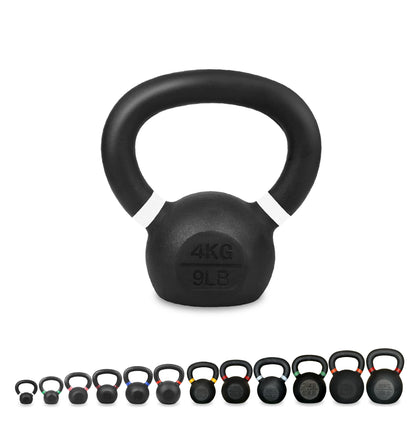 Heavy-Duty Cast Iron Kettlebell Set | All-in-One Strength Training Tool for Power, Endurance & Mobility | Rugged, Long-Lasting Design for Full-Body Home & Gym Workouts