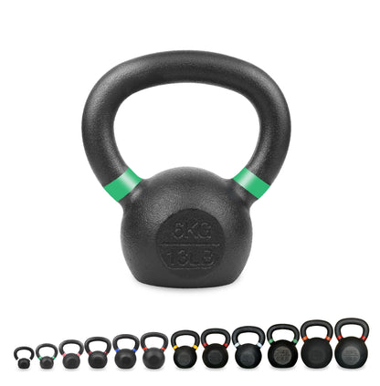 Heavy-Duty Cast Iron Kettlebell Set | All-in-One Strength Training Tool for Power, Endurance & Mobility | Rugged, Long-Lasting Design for Full-Body Home & Gym Workouts