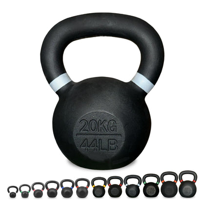 Heavy-Duty Cast Iron Kettlebell Set | All-in-One Strength Training Tool for Power, Endurance & Mobility | Rugged, Long-Lasting Design for Full-Body Home & Gym Workouts