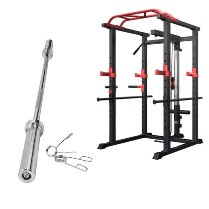 Ultimate Strength Training Station | Full-Feature Power Rack with Adjustable Cable Pulley System, Pull-Up Bar & Multi-Use Cage for Home & Commercial Gyms