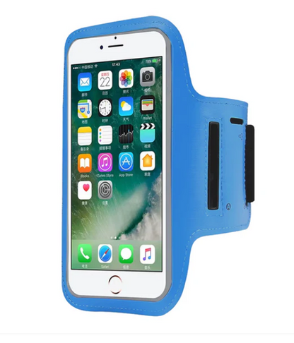 Hands-Free Phone Armband for Runners | Water-Resistant Sports Band with Reflective Design & Stretch Fit – Compatible with Phones up to 7.0”
