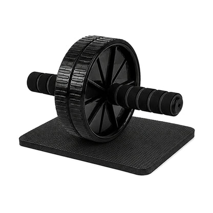 Level Up Core Workouts with Dual-Wheel Ab Roller Set – Includes Extra-Thick Knee Mat for Comfort & Stability, Perfect for Strength Training at Home or the Gym