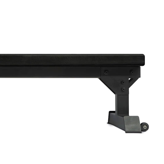 Ultimate Strength Training Flat Bench – 300kg Load | Cushioned Seat, Rear Transport Wheels | Perfect for Home Gyms, Chest Press & Free Weight Sessions