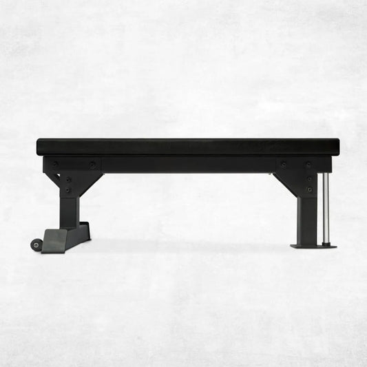 Ultimate Strength Training Flat Bench – 300kg Load | Cushioned Seat, Rear Transport Wheels | Perfect for Home Gyms, Chest Press & Free Weight Sessions