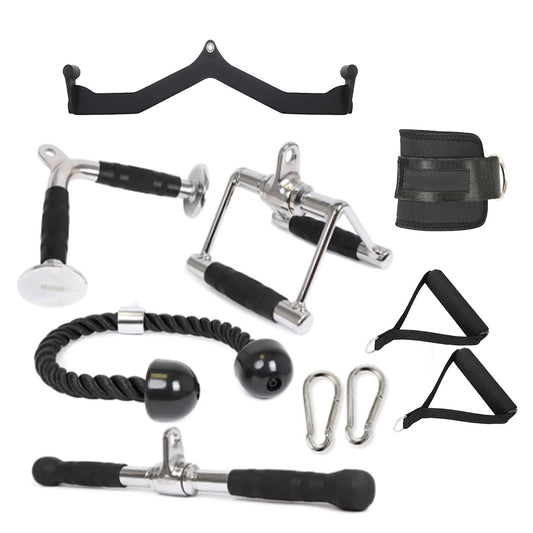 Upgrade Your Strength Game with Multi-Grip Cable Attachments – Precision Tools for Targeted Muscle Training & Full-Body Gym Workouts