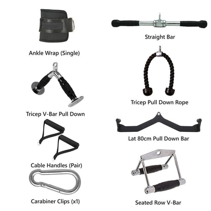 Upgrade Your Strength Game with Multi-Grip Cable Attachments – Precision Tools for Targeted Muscle Training & Full-Body Gym Workouts