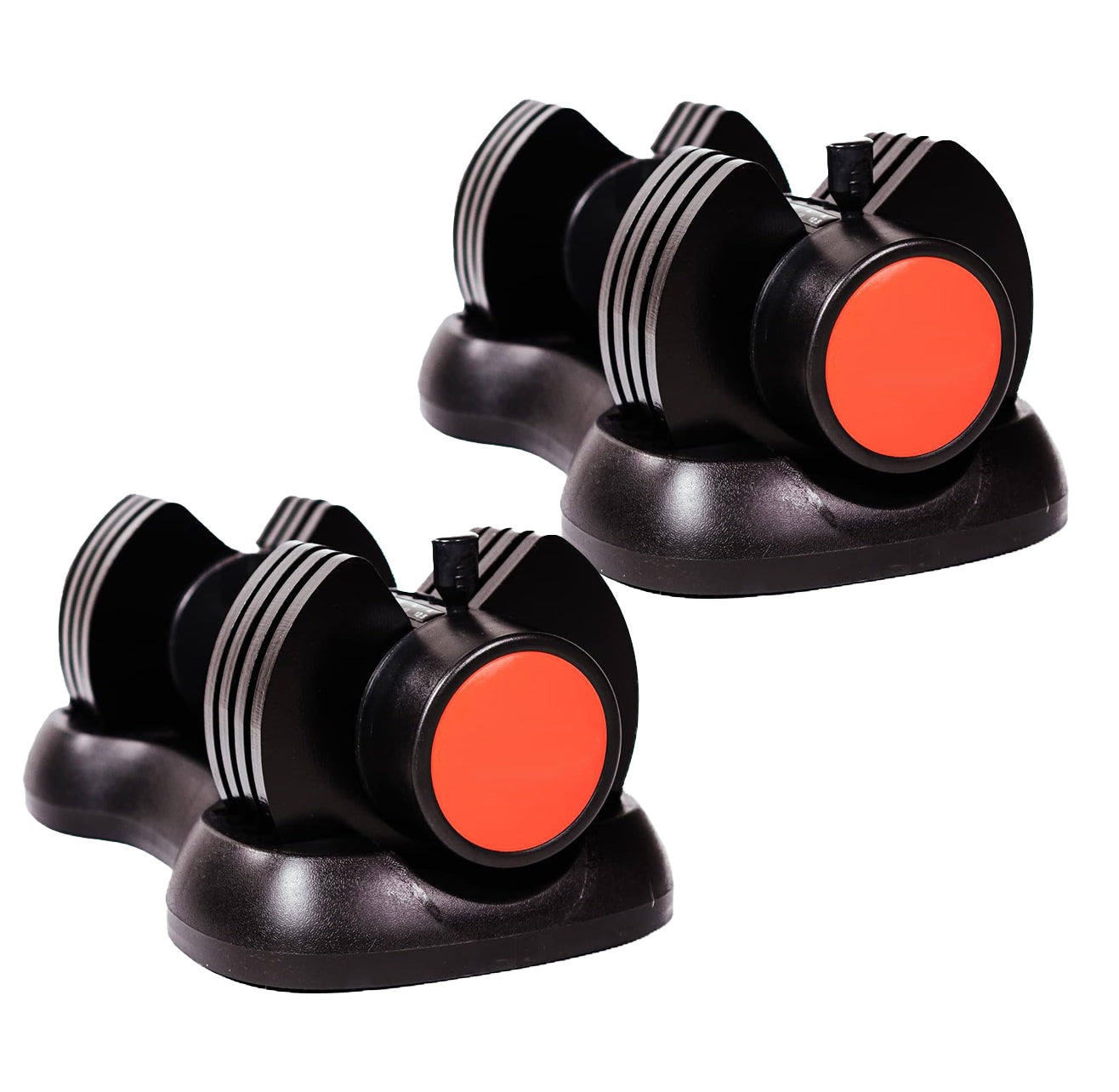 Pair of 12.5kg Dynamic Adjustable Dumbbells – 5-in-1 Weight Options | 2.5kg–12.5kg with Fast-Lock Mechanism | Space-Saving Strength Kit for Total Body Training at Home or Gym Setup