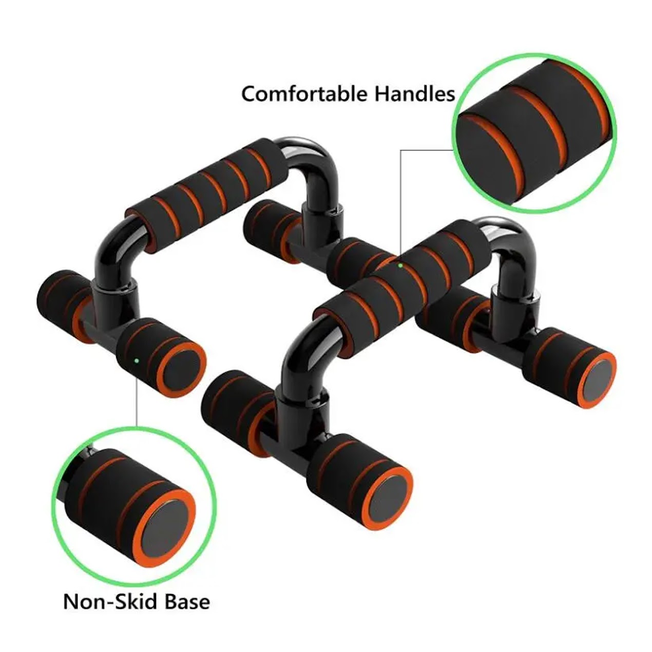 Elevate Upper Body Strength with Ergonomic Push-Up Stands – Durable Bars for Chest, Shoulder & Triceps Training | Non-Slip Grip, Compact, & Home Gym Ready