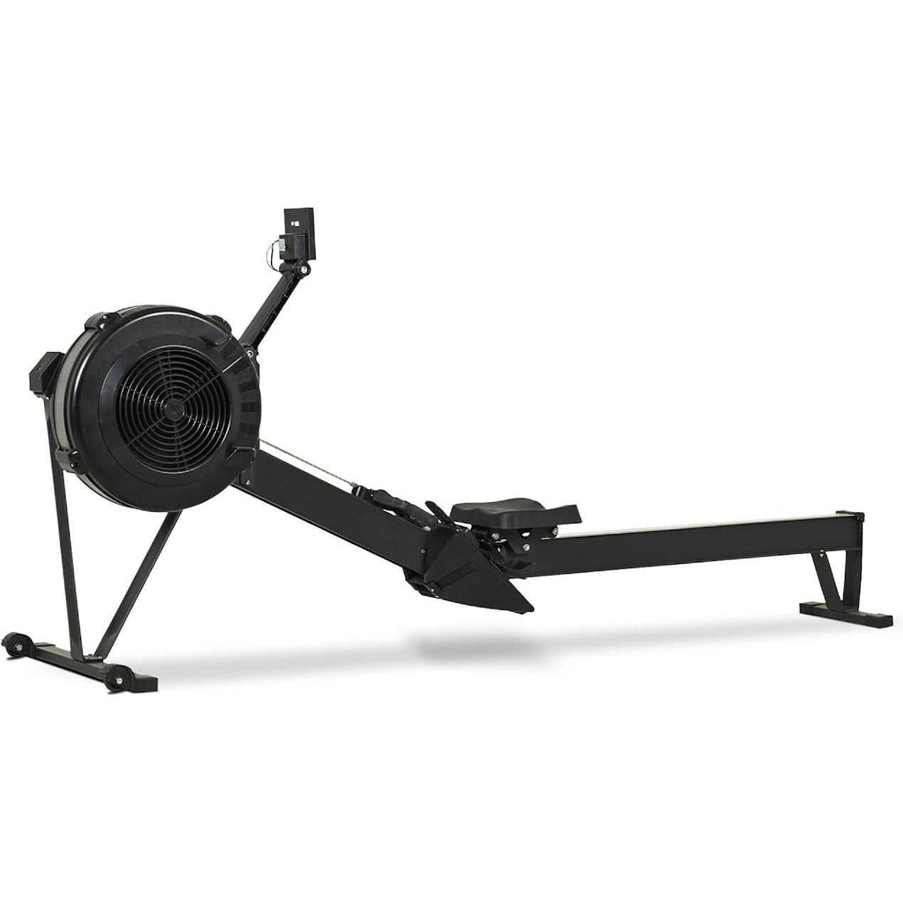 Smooth Glide Home Rower – Whisper-Quiet Rowing Machine with 10-Level Air Resistance | Foldable Alloy Frame, Smart Console & Ergonomic Design for Full-Body Workouts