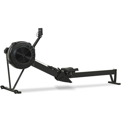 Smooth Glide Home Rower – Whisper-Quiet Rowing Machine with 10-Level Air Resistance | Foldable Alloy Frame, Smart Console & Ergonomic Design for Full-Body Workouts