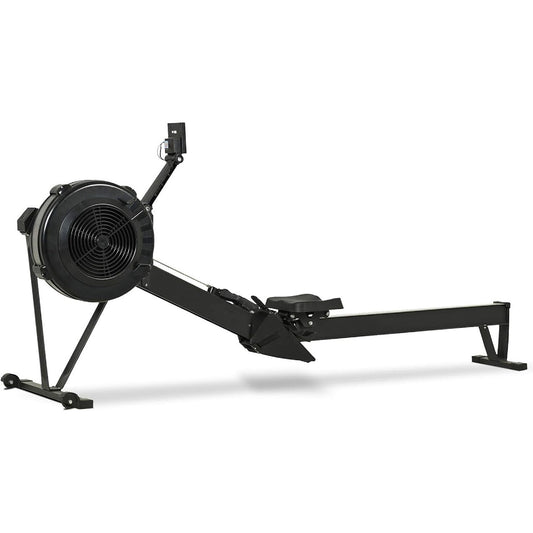 Smooth Glide Home Rower – Whisper-Quiet Rowing Machine with 10-Level Air Resistance | Foldable Alloy Frame, Smart Console & Ergonomic Design for Full-Body Workouts
