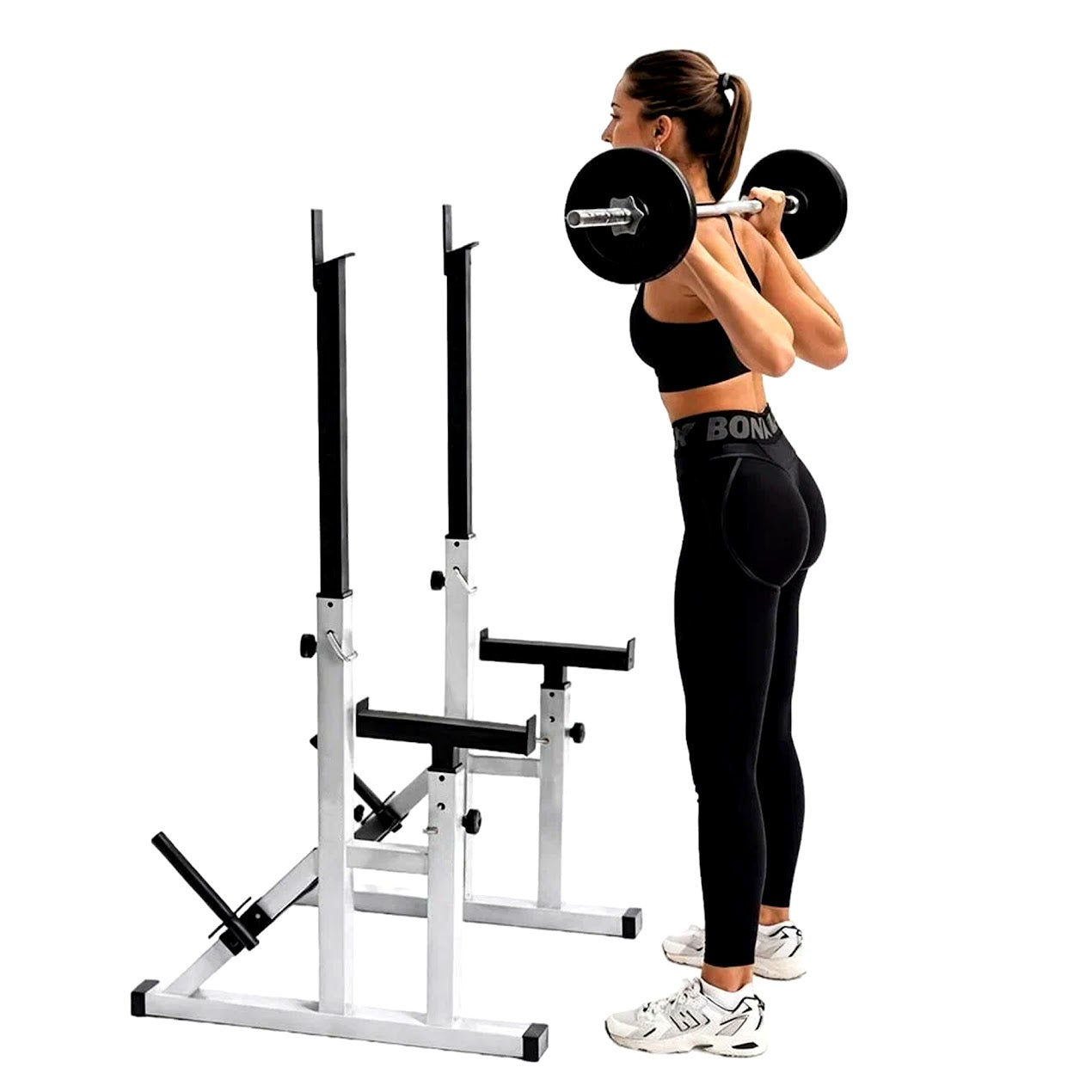 Transform Your Home Gym with This 2-in-1 Power Rack – Adjustable Squat Stand & Bench Press Station Built for Strength, Stability, and Custom Training Options
