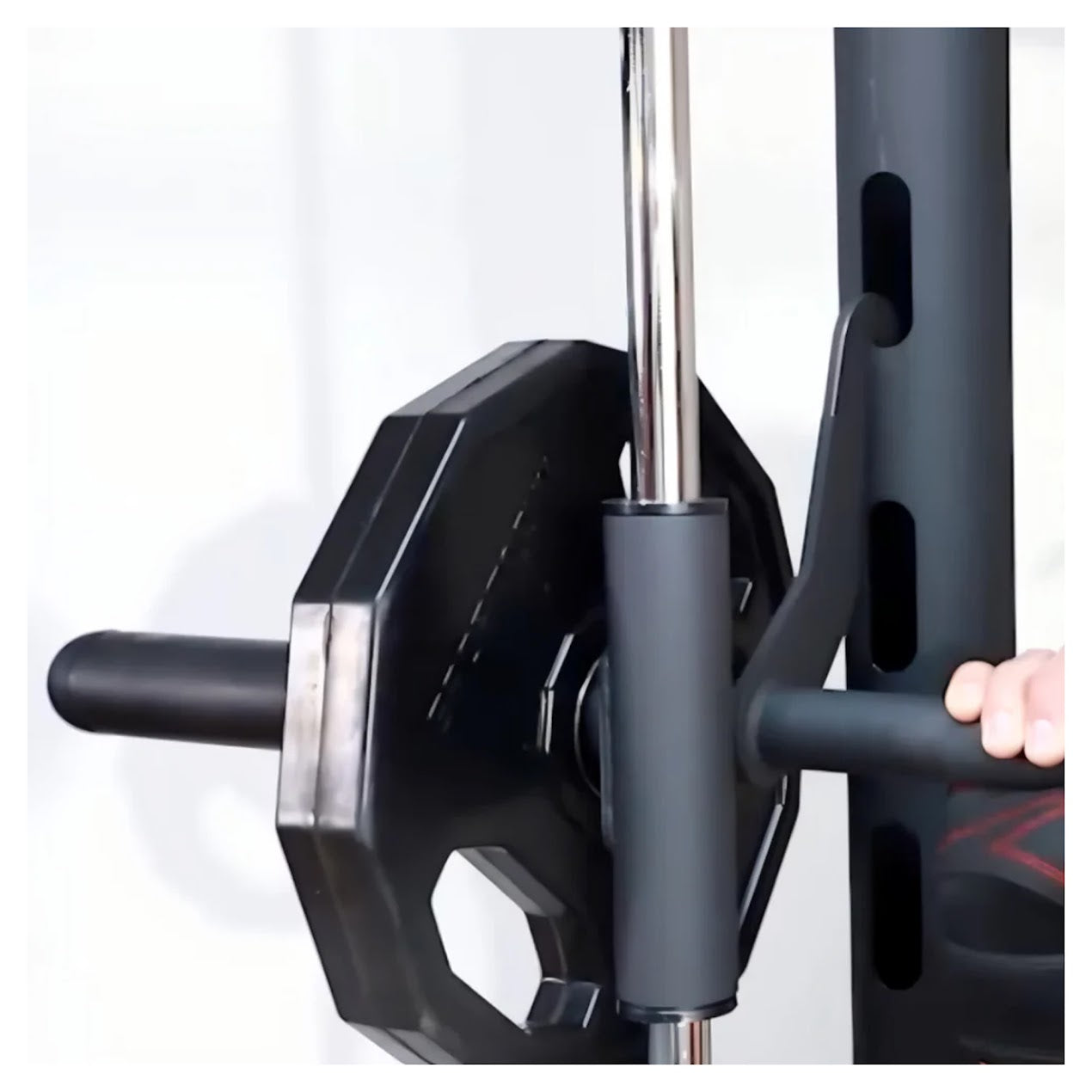 Complete Home Gym Rack – Smith Machine with Pull-Up Bar for Squats, Lifting, and Full-Body Strength Training in a Multi-Functional Power Station