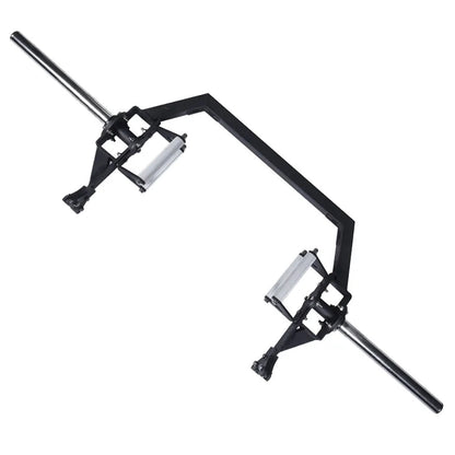 Power Through Deadlifts with 20kg Open Hex Trap Bar | Built-In Jack, Open Frame Design & Rotating Sleeves for Smooth Loading | Fits Olympic & Standard Plates