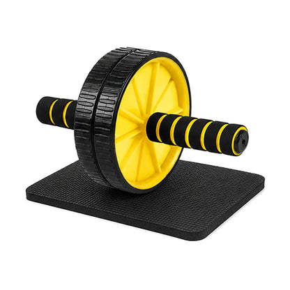 Level Up Core Workouts with Dual-Wheel Ab Roller Set – Includes Extra-Thick Knee Mat for Comfort & Stability, Perfect for Strength Training at Home or the Gym